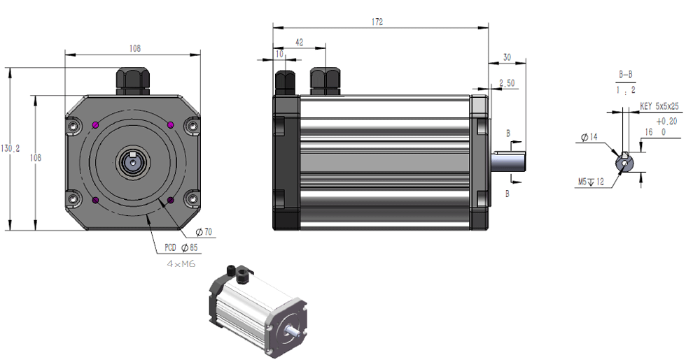 Configuration du moteur CC sans balais