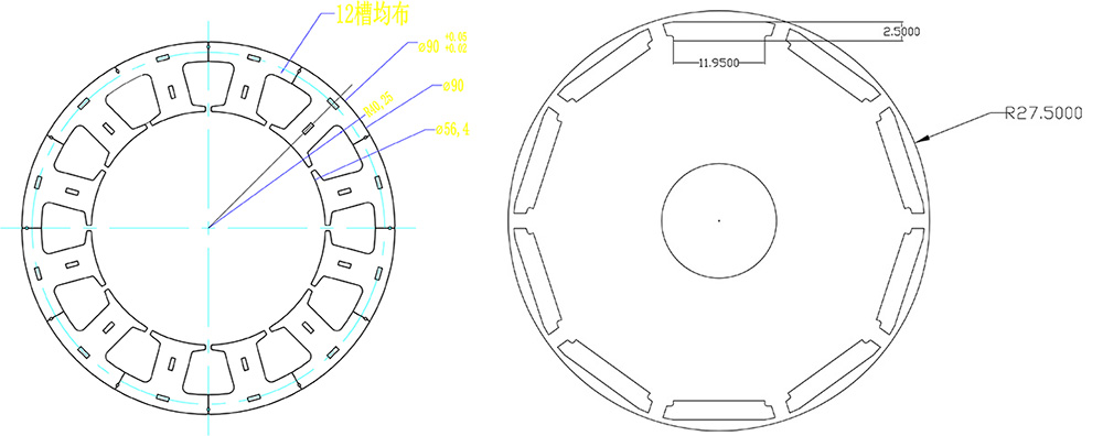 Configuration du moteur BLDC du refroidisseur d'air