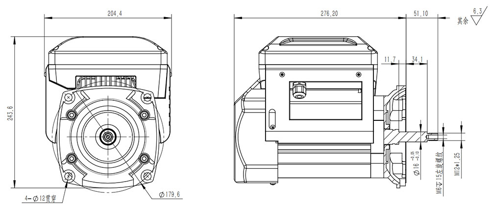 Configuration du moteur de pompe